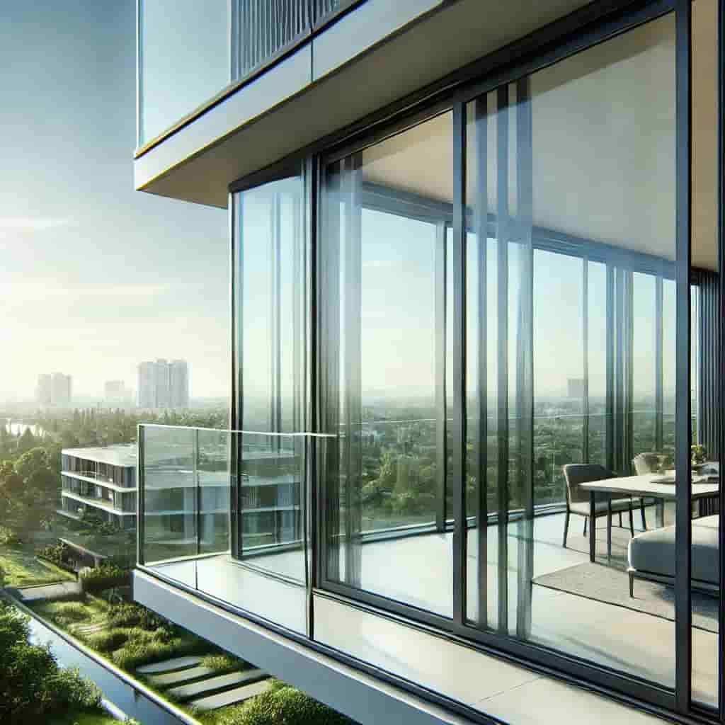 Isıcamlı Eşiksiz Sürme Cam Balkon